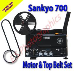 Sankyo 700 Replacement Projector Drive Belts - Set of 2